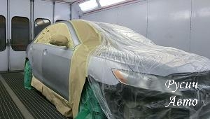 Ремонт бамперов, покраска дверей Toyota Camry